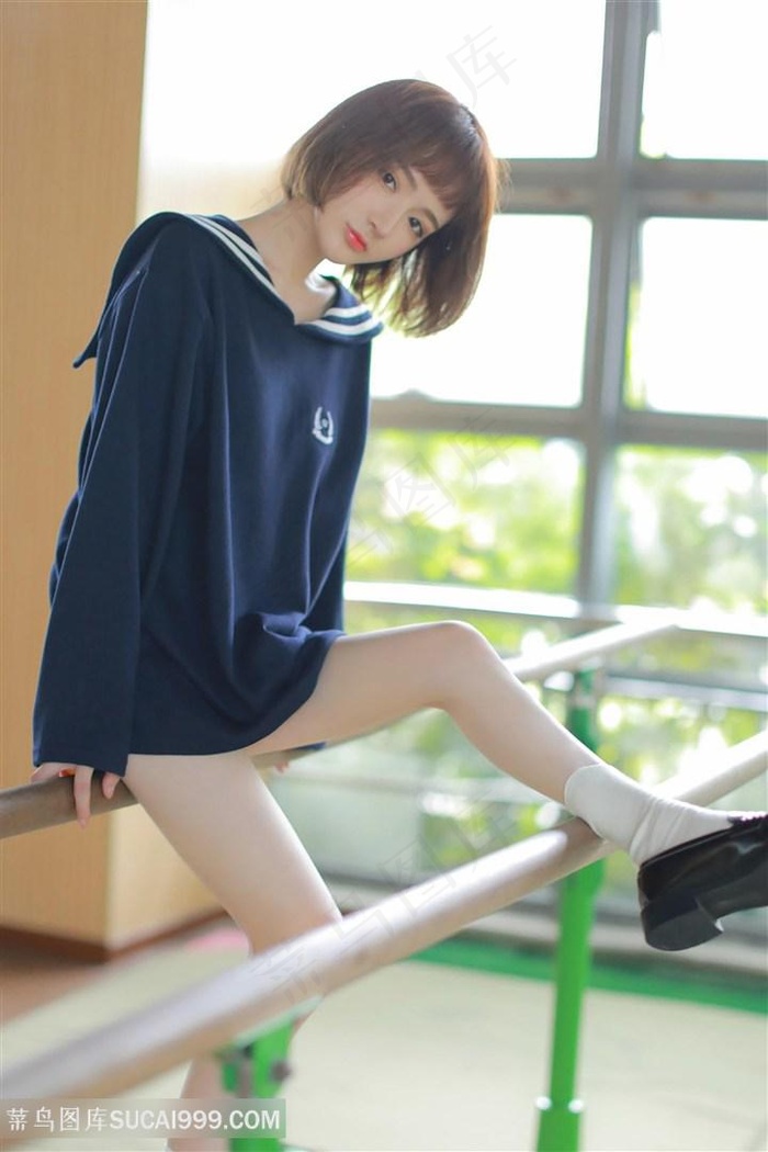 模特在酒店被各种姿势